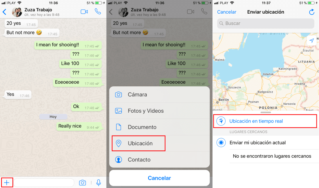 Como Compartir Tu Ubicación En Tiempo Real En Chats De Whatsapp Iphone